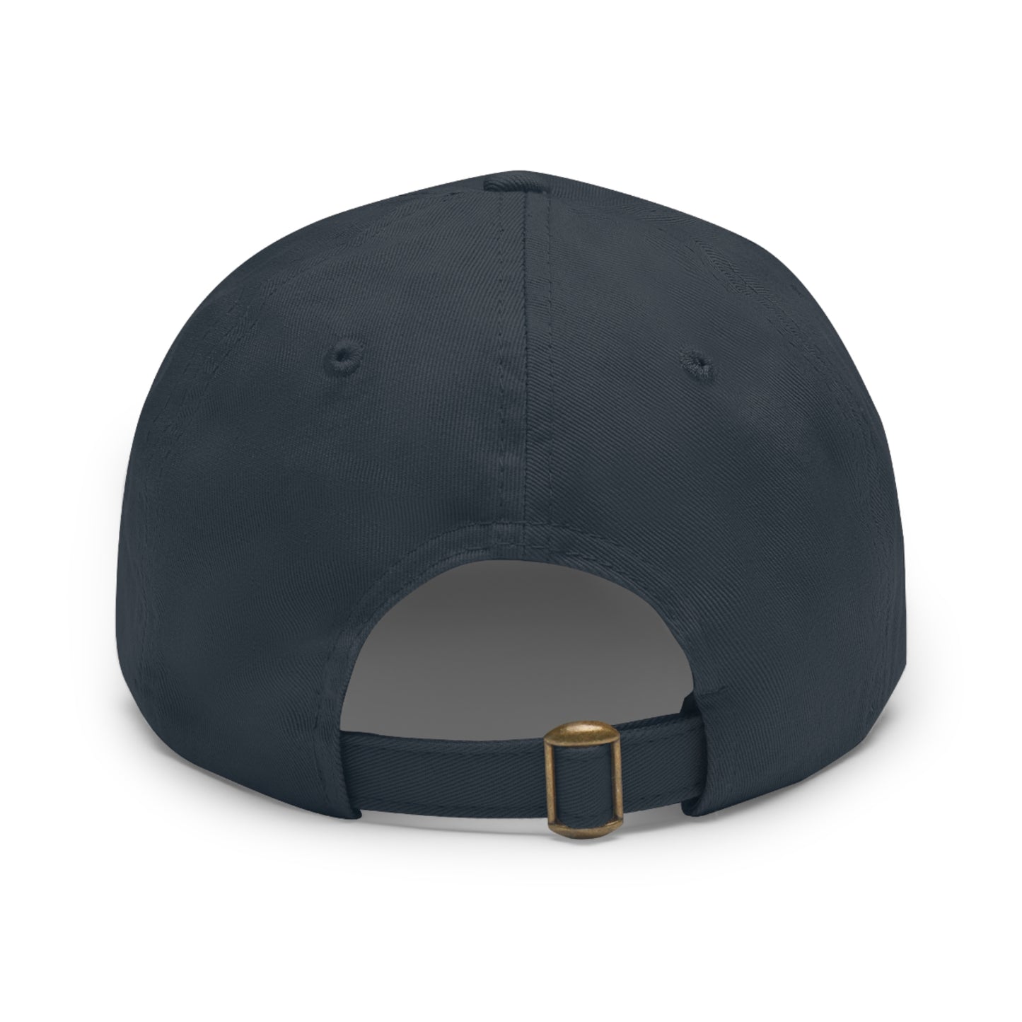 Yallanme Collection Dad Hat with Leather Patch (Round)