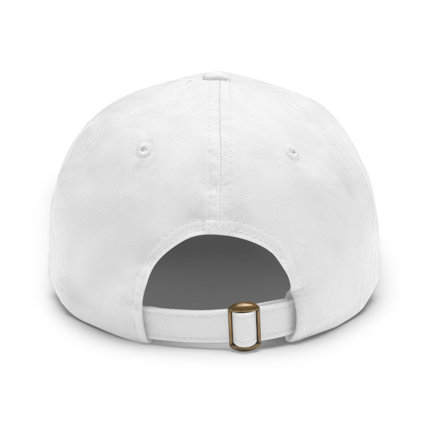 Yallanme Collection Dad Hat with Leather Patch (Round)