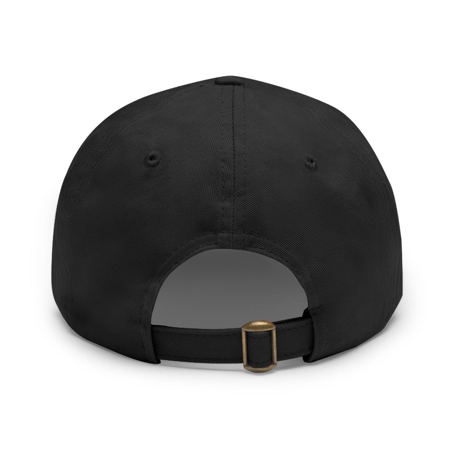 Yallanme Collection Dad Hat with Leather Patch (Round)