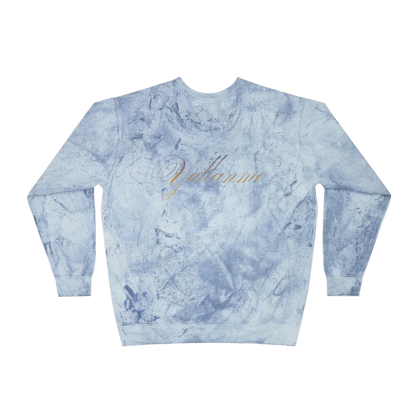 Yallanme Collection Unisex Color Blast Crewneck Sweatshirt