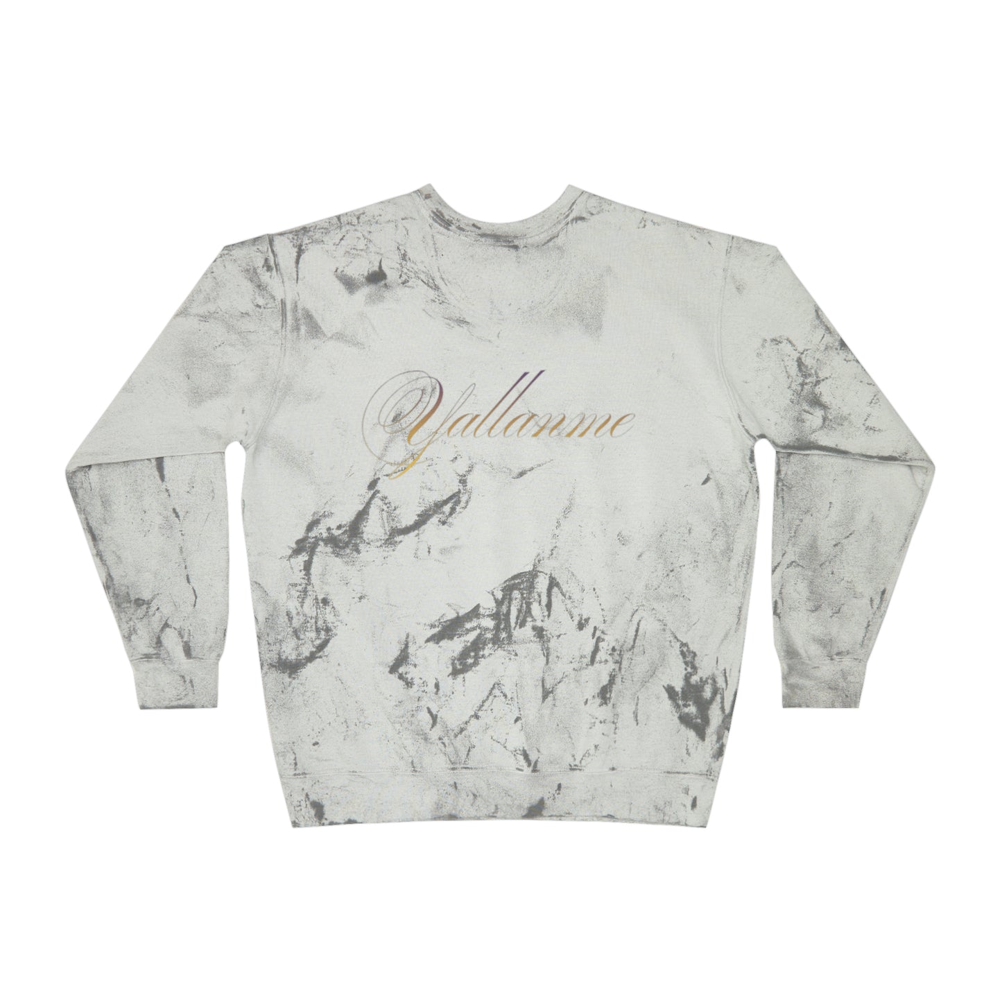 Yallanme Collection Unisex Color Blast Crewneck Sweatshirt