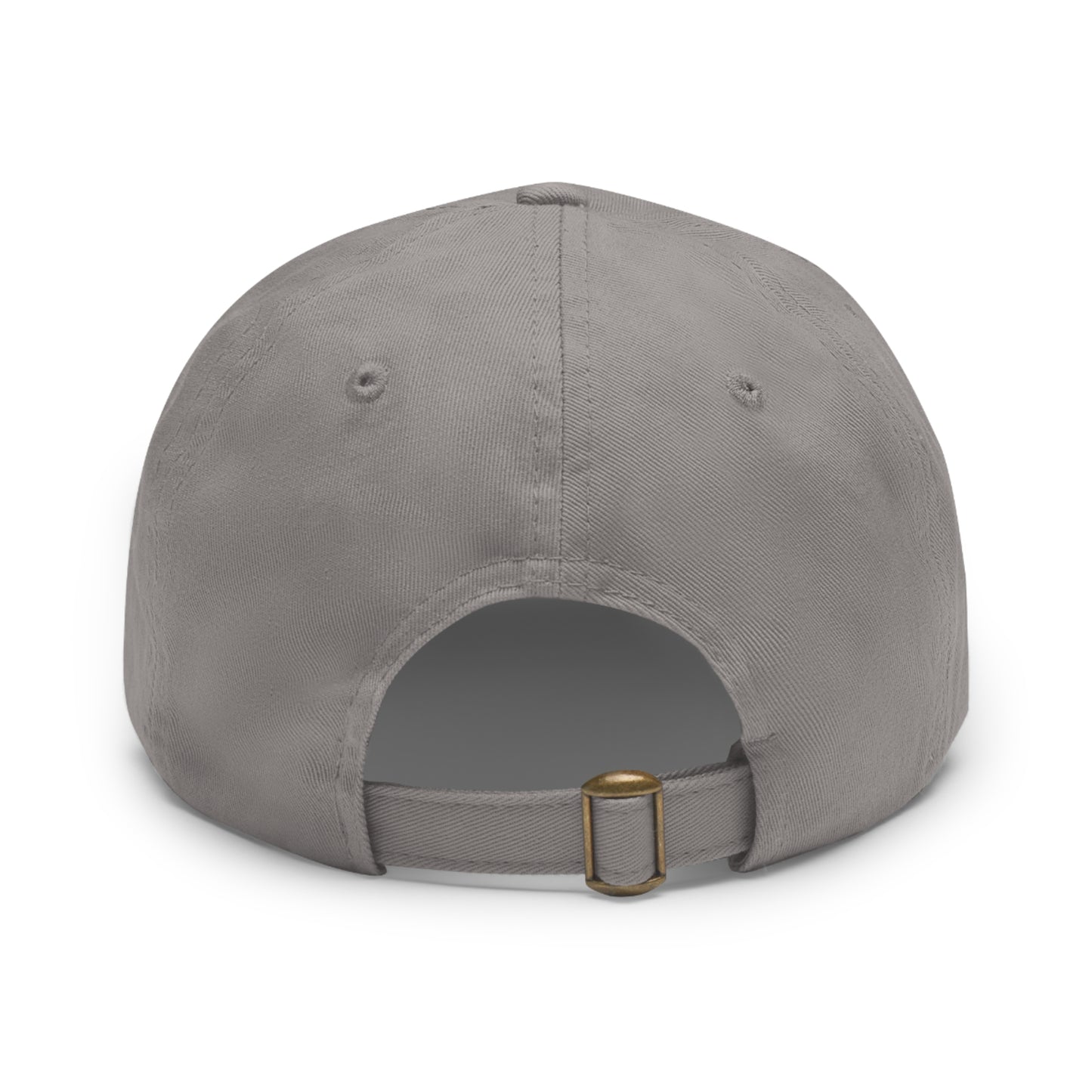 Yallanme Collection Dad Hat with Leather Patch (Round)