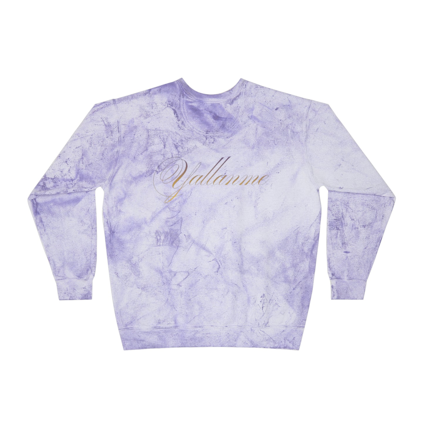 Yallanme Collection Unisex Color Blast Crewneck Sweatshirt